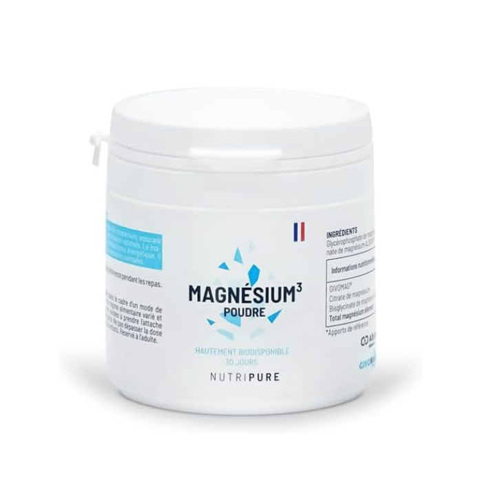 MAGNÉSIUM POUDRE NUTRIPURE 51GR