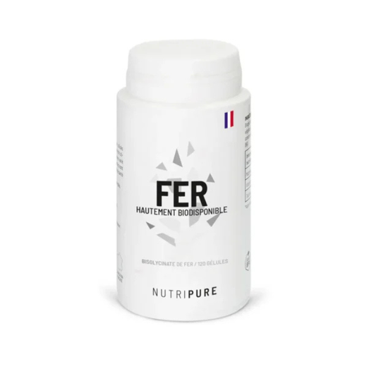 BISGLYCINATE DE FER 120 GÉLULES NUTRIPURE