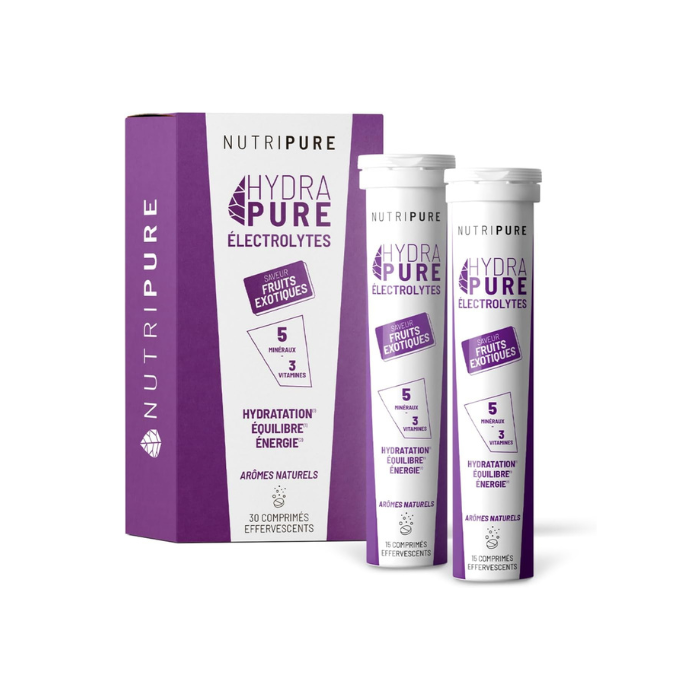 HYDRAPURE ÉLECTROLYTE - NUTRIPURE - COMPRIMÉS