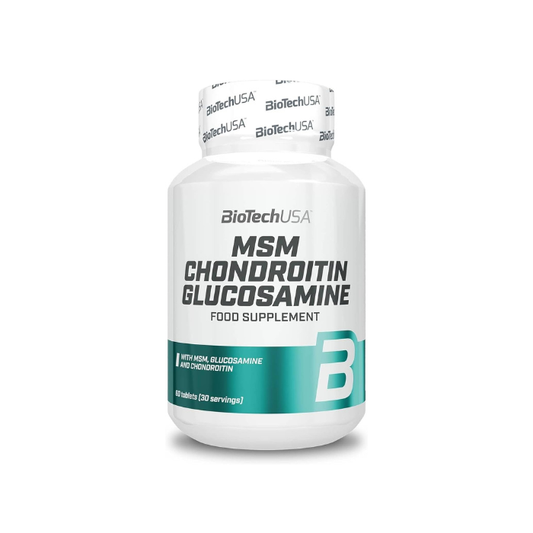 MSM CHONDROITIN GLUCOSAMINE 60 COMPRIMÉS BIOTECH USA