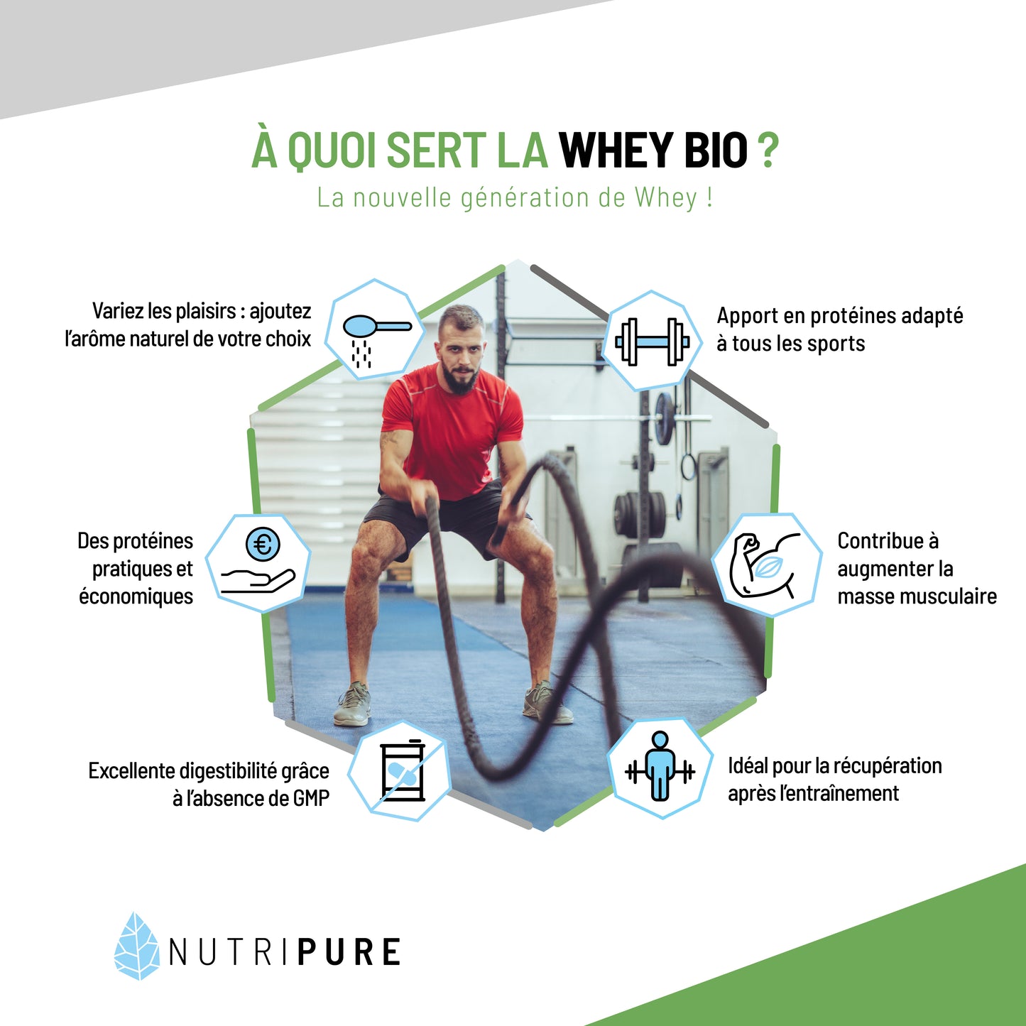 Aromes naturels Whey et Peptan-Nutripure